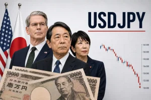 גרף USD/JPY מציג את המומנטום ביין היפני לאחר ההתערבות ואת הגאפ הפתוח שעשוי להפוך ליעד הבא